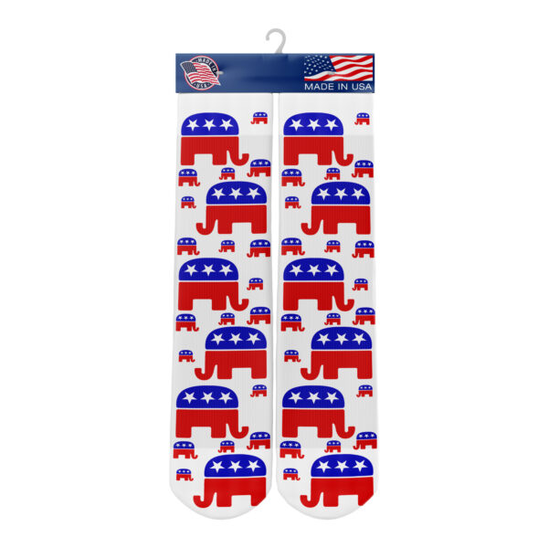 Republican GOP Elephant Socks