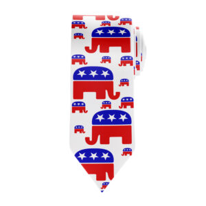 Republican GOP Elephant tie