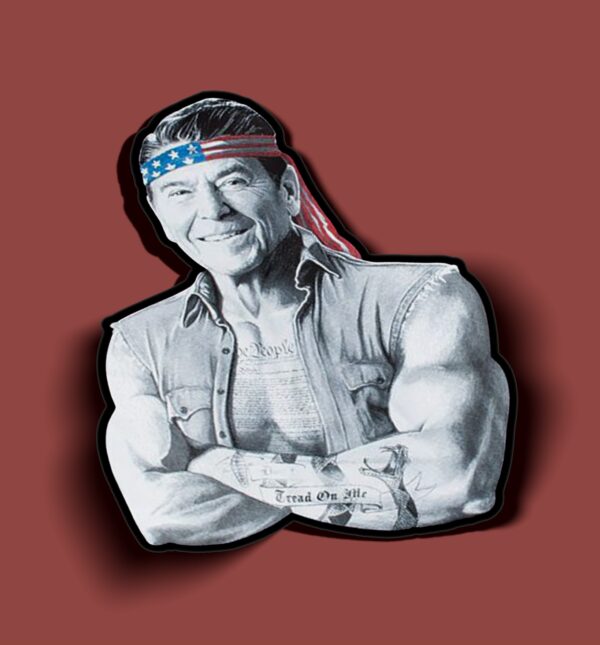 Ronald Reagan Gun Show Sticker