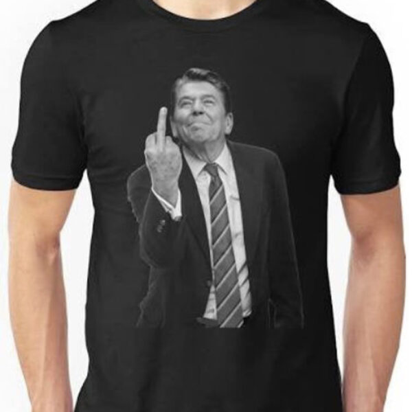 Ronald Reagan Middle Finger Shirt
