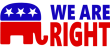 we are right